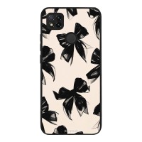 Θήκη Sonique DIVA Series για Xiaomi Redmi 9C / Redmi 10A Μαύρα Φιογκάκια