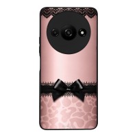 Θήκη Sonique DIVA Series για Xiaomi Redmi A3 / Redmi A3x Λεοπάρ Φιόγκος – Ροζ