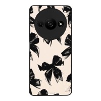 Θήκη Sonique DIVA Series για Xiaomi Redmi A3 / Redmi A3x Μαύρα Φιογκάκια