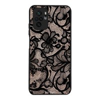 Θήκη Sonique DIVA Series για Xiaomi Redmi Note 10 / Redmi Note 10s / Poco M5s Μαύρη Δαντέλα