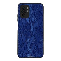 Θήκη Sonique DIVA Series για Xiaomi Redmi Note 10 / Redmi Note 10s / Poco M5s Μπλε Δαντέλα