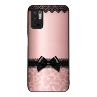 Θήκη Sonique DIVA Series για Xiaomi Redmi Note 10 5G / Poco M3 Pro 5G Λεοπάρ Φιόγκος – Ροζ