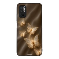 Θήκη Sonique DIVA Series για Xiaomi Redmi Note 10 5G / Poco M3 Pro 5G Χρυσές Πεταλούδες
