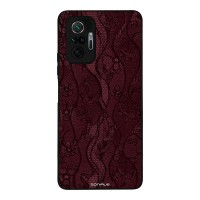 Θήκη Sonique DIVA Series για Xiaomi Redmi Note 10 Pro Βουργουνδί Δαντέλα
