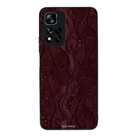 Θήκη Sonique DIVA Series για Xiaomi Redmi Note 11 Pro Plus 5G Βουργουνδί Δαντέλα