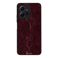 Θήκη Sonique DIVA Series για Xiaomi Redmi Note 12 4G Βουργουνδί Δαντέλα