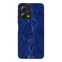 Θήκη Sonique DIVA Series για Xiaomi Redmi Note 12 5G / Poco X5 5G Μπλε Δαντέλα