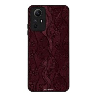 Θήκη Sonique DIVA Series για Xiaomi Redmi Note 12s Βουργουνδί Δαντέλα
