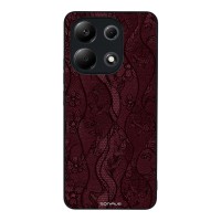 Θήκη Sonique DIVA Series για Xiaomi Redmi Note 13 4G Βουργουνδί Δαντέλα