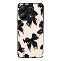 Θήκη Sonique DIVA Series για Xiaomi Redmi Note 13 4G Μαύρα Φιογκάκια