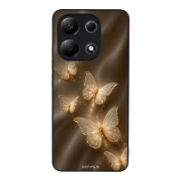 Θήκη Sonique DIVA Series για Xiaomi Redmi Note 13 4G Χρυσές Πεταλούδες