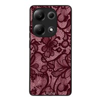 Θήκη Sonique DIVA Series για Xiaomi Redmi Note 13 Pro 4G / Poco M6 Pro 4G / Redmi Note 14S Μπορντό Δαντέλα