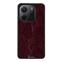 Θήκη Sonique DIVA Series για Xiaomi Redmi Note 14 4G (164.84mm) Βουργουνδί Δαντέλα