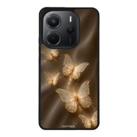 Θήκη Sonique DIVA Series για Xiaomi Redmi Note 14 4G (164.84mm) Χρυσές Πεταλούδες