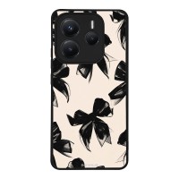 Θήκη Sonique DIVA Series για Xiaomi Redmi Note 14 5G Μαύρα Φιογκάκια