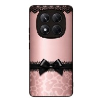 Θήκη Sonique DIVA Series για Xiaomi Redmi Note 14 Pro 4G Λεοπάρ Φιόγκος – Ροζ