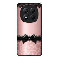Θήκη Sonique DIVA Series για Xiaomi Redmi Note 14 Pro 5G / Poco X7 5G Λεοπάρ Φιόγκος – Ροζ