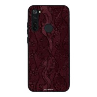 Θήκη Sonique DIVA Series για Xiaomi Redmi Note 8 / Redmi Note 8 2021 Βουργουνδί Δαντέλα