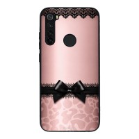Θήκη Sonique DIVA Series για Xiaomi Redmi Note 8 / Redmi Note 8 2021 Λεοπάρ Φιόγκος – Ροζ