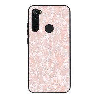 Θήκη Sonique DIVA Series για Xiaomi Redmi Note 8 / Redmi Note 8 2021 Ροζ Δαντέλα