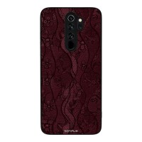 Θήκη Sonique DIVA Series για Xiaomi Redmi Note 8 Pro Βουργουνδί Δαντέλα