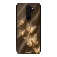 Θήκη Sonique DIVA Series για Xiaomi Redmi Note 8 Pro Χρυσές Πεταλούδες