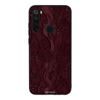 Θήκη Sonique DIVA Series για Xiaomi Redmi Note 8T Βουργουνδί Δαντέλα