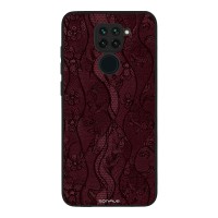 Θήκη Sonique DIVA Series για Xiaomi Redmi Note 9 Βουργουνδί Δαντέλα
