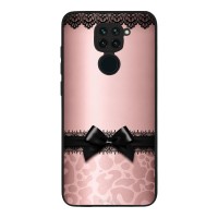 Θήκη Sonique DIVA Series για Xiaomi Redmi Note 9 Λεοπάρ Φιόγκος – Ροζ