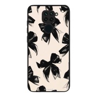 Θήκη Sonique DIVA Series για Xiaomi Redmi Note 9 Μαύρα Φιογκάκια