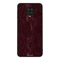 Θήκη Sonique DIVA Series για Xiaomi Redmi Note 9S/9 Pro Βουργουνδί Δαντέλα