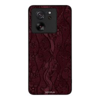 Θήκη Sonique DIVA Series για Xiaomi Xiaomi 13T 5G / Xiaomi 13T Pro 5G Βουργουνδί Δαντέλα