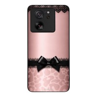 Θήκη Sonique DIVA Series για Xiaomi Xiaomi 13T 5G / Xiaomi 13T Pro 5G Λεοπάρ Φιόγκος – Ροζ