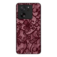 Θήκη Sonique DIVA Series για Xiaomi Xiaomi 13T 5G / Xiaomi 13T Pro 5G Μπορντό Δαντέλα