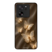 Θήκη Sonique DIVA Series για Xiaomi Xiaomi 13T 5G / Xiaomi 13T Pro 5G Χρυσές Πεταλούδες