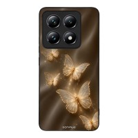 Θήκη Sonique DIVA Series για Xiaomi Xiaomi 14T Pro Χρυσές Πεταλούδες