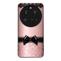 Θήκη Sonique DIVA Series για Xiaomi Xiaomi 15 Ultra 5G Λεοπάρ Φιόγκος – Ροζ