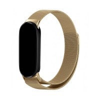 Λουράκι Stainless Steel Milanese Slim Sonique για Xiaomi Xiaomi Mi Band 8 / Smart Band 9 / Smart Band 10 Χρυσό