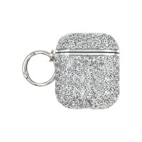 Θήκη Sonique Diamond Spark για AirPods 1/2 Ασημί