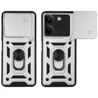 Θήκη Ring Armor CamPro Sonique για Xiaomi Poco X8 Pro 5G Ασημί