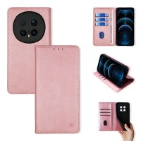 Θήκη Πορτοφόλι Vintage Magnet Wallet Sonique Honor Magic8 Pro 5G Ροζ Χρυσό