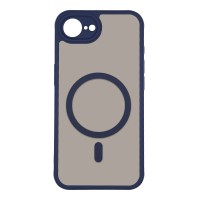 Θήκη Magnetic MagMatte Lens Sonique Apple iPhone 16e / iPhone 17e Μπλε Σκούρο
