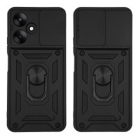 Θήκη Ring Armor CamPro Sonique για Xiaomi Redmi 13C 5G Μαύρο