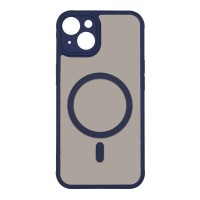 Θήκη Magnetic MagMatte Lens Sonique Apple iPhone 15 Μπλε Σκούρο