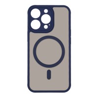 Θήκη Magnetic MagMatte Lens Sonique Apple iPhone 15 Pro Μπλε Σκούρο
