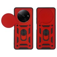 Θήκη Ring Armor CamPro Sonique για Xiaomi Redmi A3 / Redmi A3x Κόκκινο