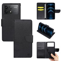 Θήκη Πορτοφόλι Sonique Trend Wallet Xiaomi Poco F6 Pro 5G Μαύρο