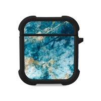 Θήκη Σιλικόνης Marble Series για AirPods 1/2 Μπλε