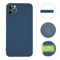 Θήκη Σιλικόνης My Colors Sonique Apple iPhone 11 Pro Max Μπλε Σκούρο