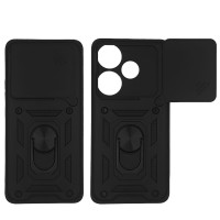 Θήκη Ring Armor CamPro Sonique για Xiaomi Poco F6 5G Μαύρο